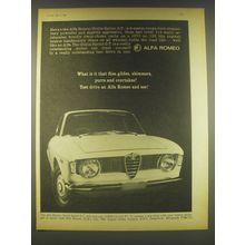 1965 Alfa Romeo Giulia Sprint G.T. Ad - What is it that flies, glides