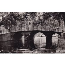 Amsterdam Leidsegracht Real Photo River Old Dutch Postcard