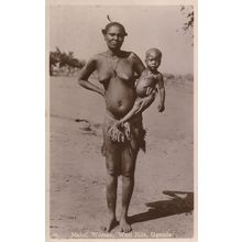 Mahdi Woman West Nile Uganda Antique African Old Postcard