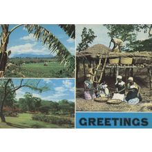 Malawi Tribe African Greetings Postcard