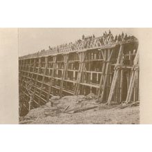 Dale Creek Bridge Railroad Captain Russell Victorian RPC Postcard
