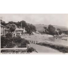 Ferry Boat Beach Helford Falmouth Real Photo Postcard