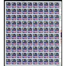 2276, Mint NH 22¢ With Red Color Shifted to the Right Sheet of 100 Stuart Katz