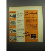 1955 Matson Hotels Advertisement - Four-star group of Hotels at Waikiki