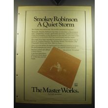 1975 Smokey Robinson A Quiet Storm Album Advertisement