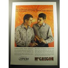 1957 McGregor Excalibur and Heraldic Shirts Ad - From the galaxy of gifts