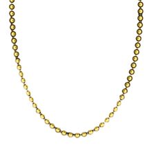 Smooth Round Opaque Bead Mardi Gras Necklace Gold Pack of 12