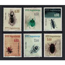 Yugoslavia Insects 6v 1966 MNH SG#1206-1211