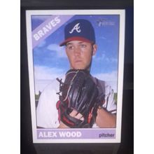 ALEX WOOD 2015 TOPPS HERITAGE ROOKIE BASEBALL CARD #334