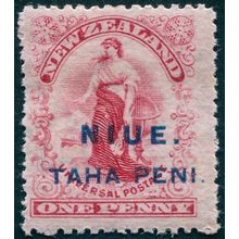 Niue 1902 1d carmine SG9 unused