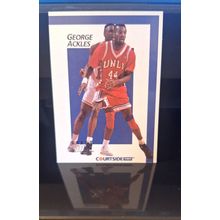 GEORGE ACKLES 1991 COURTSIDE DRAFT PIX ROOKIE BASKETBALL CARD #2/45
