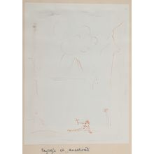 SALVADOR DALÍ (Spanish, 1904-1989). Working maquette for Dalí, April 14 to May 5