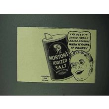 1940 Morton's Iodized Salt Ad - Since I was a Bride