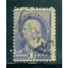 Used 212 1c Benjamin Franklin Average M01503