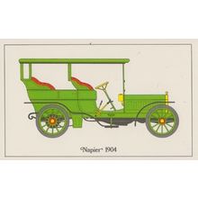 Napier 1904 Six Cylinder Classic Car Postcard