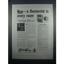1954 Iron Fireman SelecTemp Central Heating System Ad