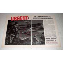 1963 GTE Communications Ad - Contact Friendly Forces