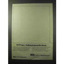 1977 NCR Paper Ad - Nothing Between the Sheets