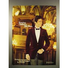 1980 Bill Blass Evening Clothes Ad - Your Next Tuxedo