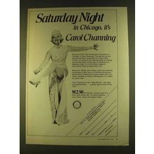 1980 Rotary International Convention Ad, Carol Channing