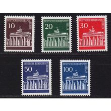 GERMANY BERLIN [1966] MiNr 0286-90 ( **/mnh )