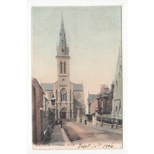 St Thomas Church St Helier Jersey Postcard 1906 Channel Islands