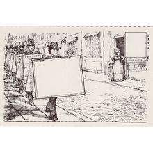 London Sandwich Victorian Advertising Boards Envelope Postcard