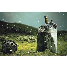 Russia Soviet Spaceship Crash Disaster Butterflies Award Photo Postcard