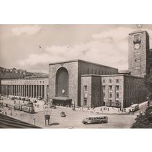 Stuttgart Haupbahnhof German Real Photo Old Postcard