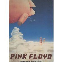 Pink Floyd Live At Oakland Coliseum Poster French Postcard