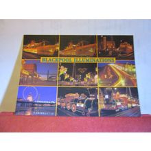 multiview, BLACKPOOL, LANCASHIRE. unused postcard J. Hinde =