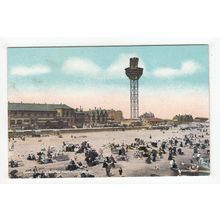 The Sands and Revolving Tower Great Yarmouth Postcard Norfolk