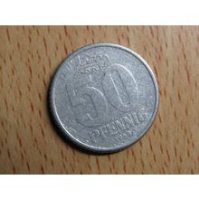 1952a 50 pfennig East Germany Coin