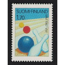 Finland 11th World Ten Pin Bowling Championships 1987 MNH SG#1120