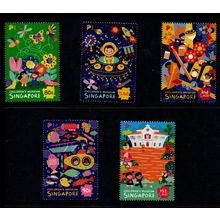 Singapore 2022, Michel 2849/53, Scott 2188/92, MNH **