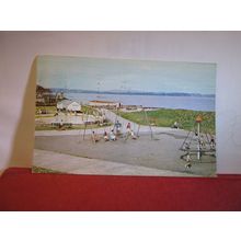 CHILDREN'S PLAYGROUND, NAIRN, INVERNESS-SHIRE used postcard 1960 pm =