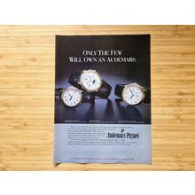 Audemars Piguet Watch Original 1991 Vintage Print Ad