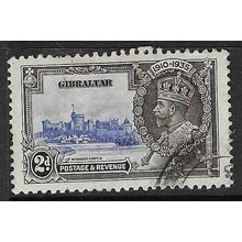 GIBRALTAR 1935 GV SILVER JUBILEE 2d USED SG114