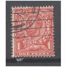 SG341 1d Red.Fine Used.sortede
