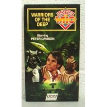 DOCTOR WHO ' VHS ' WARRIORS OF THE DEEP : Peter Davidson