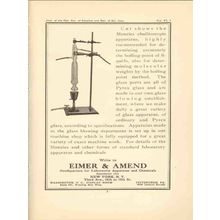 eimer and amend 1922 menzies ebullioscopic apparatus vintage ad