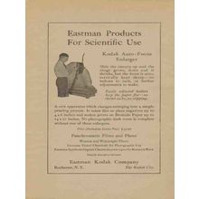 eastman kodak company 1922 scientific auto-focus enlarger vintage ad