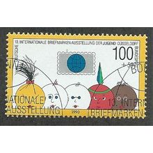 GER 1990 100pf+50 ' YOUTH PHILATELIC EXHIBITION' (EX M/S) FINE USED (EBID52-319)