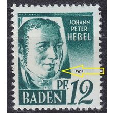 GERMANY Alliiert Franz. Zone [Baden] MiNr 0004 yv I ( **/mnh )