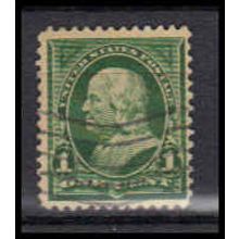 Used 279 1c Benjamin Franklin Just Clears RA1421