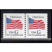 2890 32c G Old Glory Very Fine MNH CNP Left A1417 PA1543