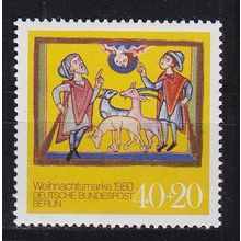 GERMANY BERLIN [1980] MiNr 0633 ( **/mnh ) Weihnachten
