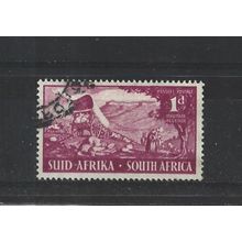 SouthAfrica.SG131 1d Wagons approaching Bingham's Berg.Fine Used.Aug25a