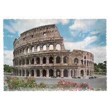 the COLOSSEUM, ROME, ITALY unused vintage postcard =