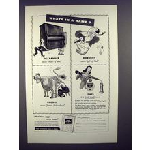 1942 Ethyl Gasoline Ad - What's in a Name?